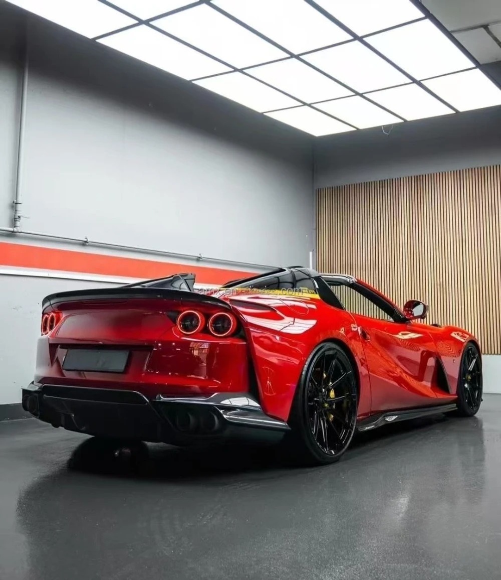 812 Body Kits for  Perfect Quality Fast Delivery Dry Carbon Fiber Front Lip Side Skirt Rear Corner Guard Diffuser Spoiler